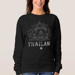 Thailand Bankok Temple Traditionelles Sak Yant Tha Sweatshirt