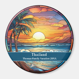 Thailand Benutzerdefinierter Strandurlaub Magnet