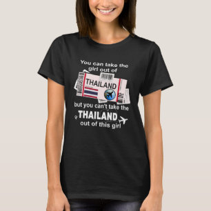 Thailand Boarding Pass Thailand Girl Thailand Thai T-Shirt