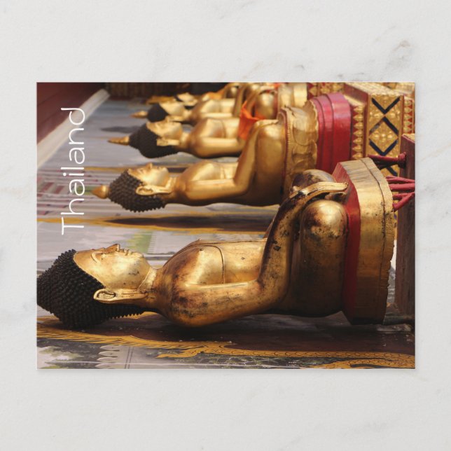 Thailand Buddha Postcard Postkarte (Vorderseite)