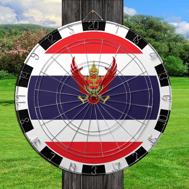Thailand Dartboard & Thai Flag / Spielbrett Dartscheibe (Von Creator hochgeladen)