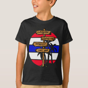 Thailand Destinationen - Bangkok Chiang Mai Phuket T-Shirt