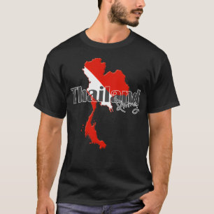 Thailand Diver Flag Karte T-Shirt