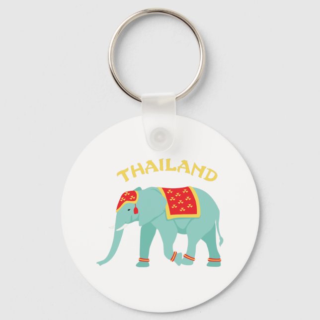 Thailand Elephant Schlüsselanhänger (Vorderseite)