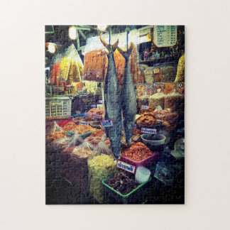 Thailand-Fischmarkt-Puzzlespiel Puzzle