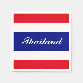 Thailand Flag Paper Napkins Serviette