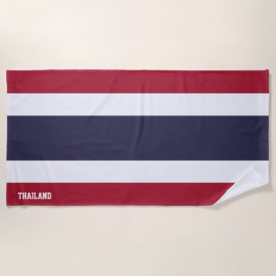 Thailand Flag Splendid Patriotic Strandtuch