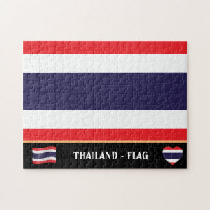 Thailand Flag & Thai country / Thailand Puzzle