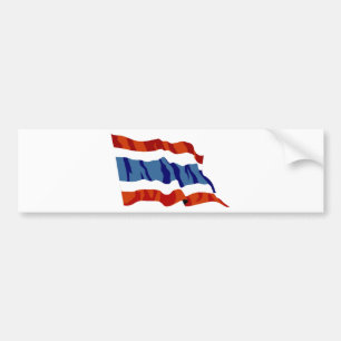 Thailand-Flagge Autoaufkleber
