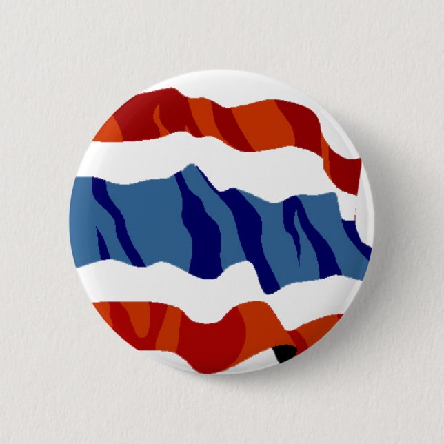 Thailand-Flagge Button (Vorderseite)
