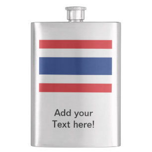 Thailand-Flagge Flachmann