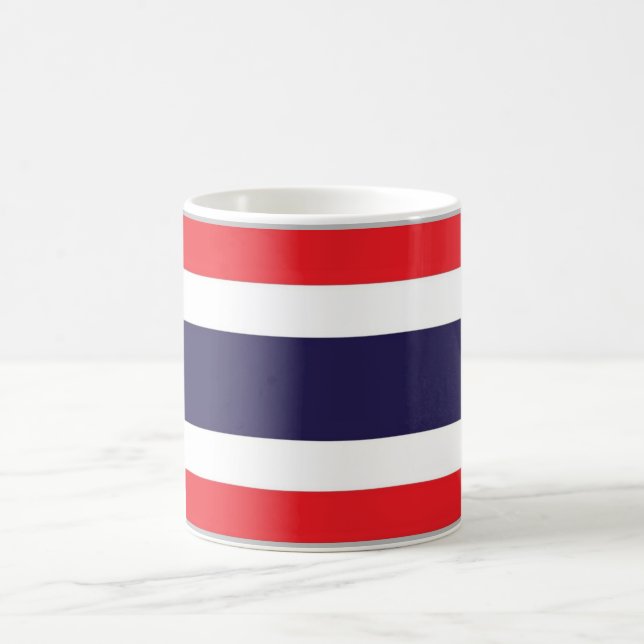 Thailand - Flagge - Kaffeetasse (Mittel)