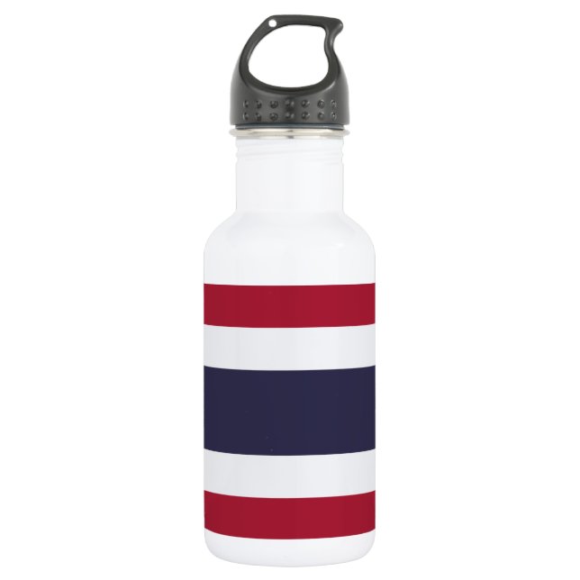 Thailand-Flagge Liberty-Flasche Edelstahlflasche (Vorderseite)
