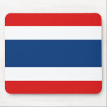 Thailand-Flagge Mousepad<br><div class="desc">Dieser mousepad Entwurf enthält einfach die thailändische Flagge. Eine große Weise,  Thailand zurückzurufen während am Computer.</div>