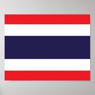 Thailand - Flagge - Poster