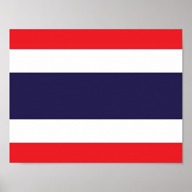 Thailand - Flagge - Poster (Vorne)