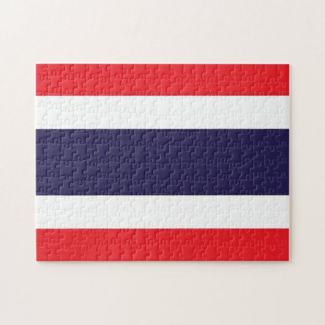 Thailand - Flagge - Puzzle (Horizontal)