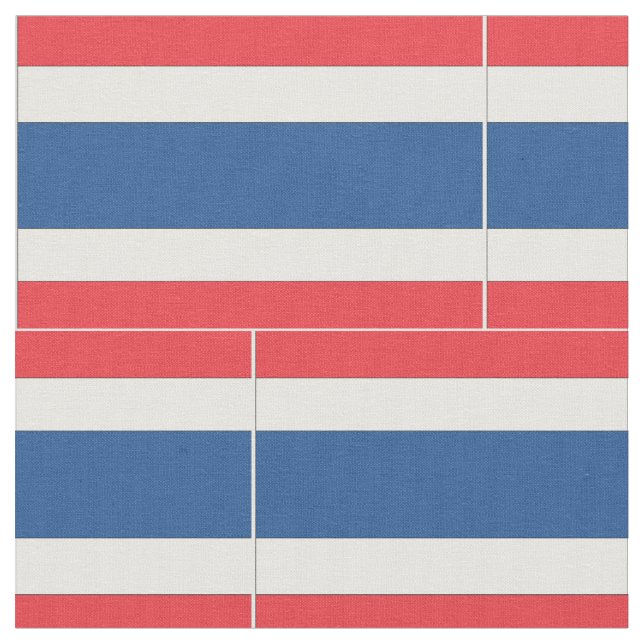 Thailand-Flagge Stoff (Nahaufnahme)
