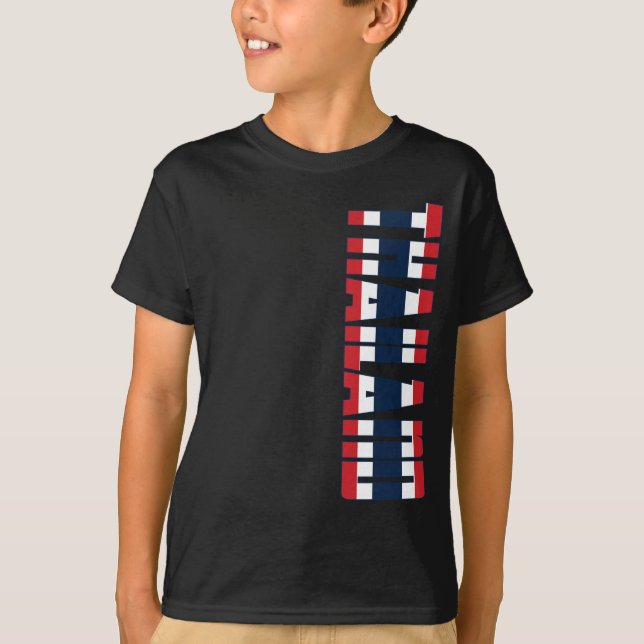 Thailand-Flagge T-Shirt (Vorderseite)
