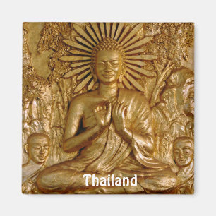 Thailand, Gold, das Buddha (Kühlschrankmagnet, Magnet
