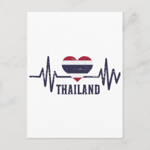 Thailand Heartbeat Postkarte