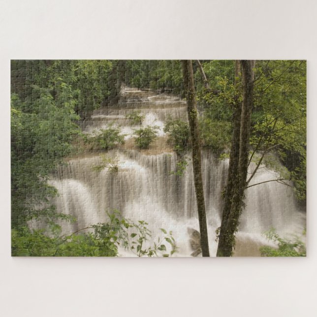 Thailand, Huai Mae Khamin Wasserfall Puzzle (Horizontal)