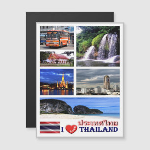 Thailand - I Liebe - Magnetkarte