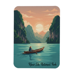 Thailand Khao Sok Nationalpark Reise Magnet