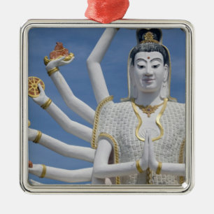 Thailand, Ko Samui alias Koh Samui). Wat Plai Silbernes Ornament