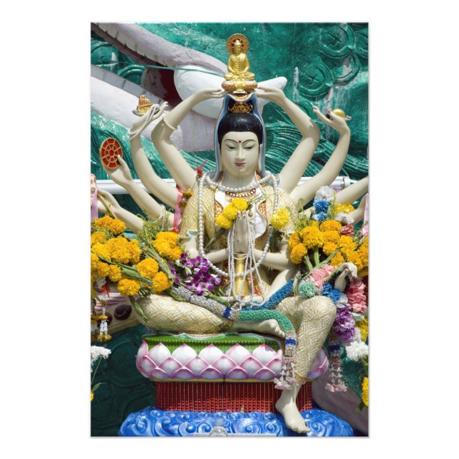 Thailand, Ko Samui, auch Koh Samui genannt). Wat P Fotodruck (Vorne)