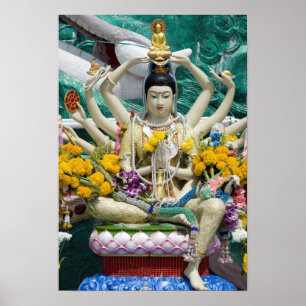 Thailand, Ko Samui, auch Koh Samui genannt). Wat P Poster