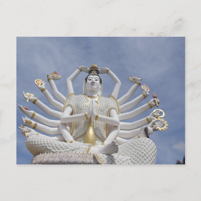 Thailand, Ko Samui, auch Koh Samui genannt). Wat P Postkarte (Vorderseite)