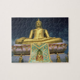 Thailand, Koh Samui Insel. Großer Buddha. Puzzle