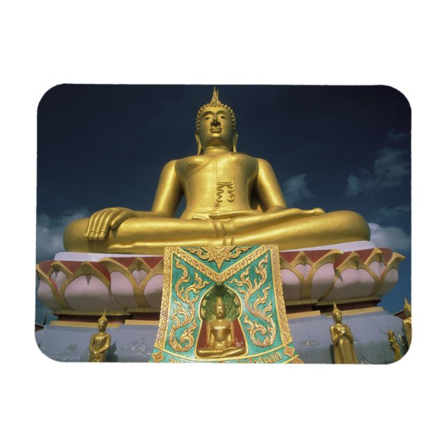 Thailand, Koh Samui Island. Der große Buddha. Magnet (Horizontal)