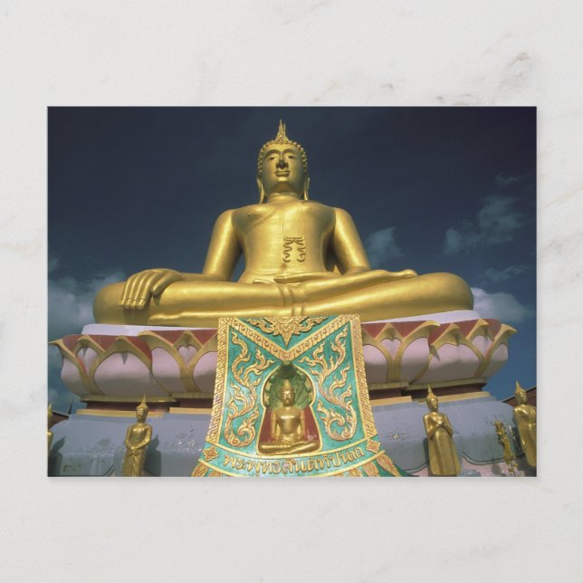 Thailand, Koh Samui Island. Der große Buddha. Postkarte (Vorderseite)