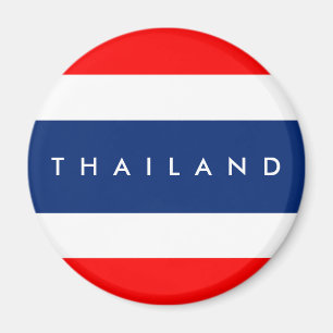 Thailand-Landesflaggenationssymbol-Namentext Magnet