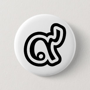 Thailand Lucky Number 9 / Nine / ๙ (Gao/Kao) Thai Button