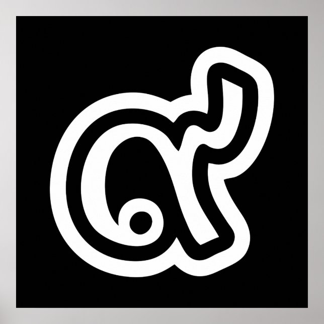 Thailand Lucky Number 9 / Nine / ๙ (Gao/Kao) Thai Poster (Vorne)