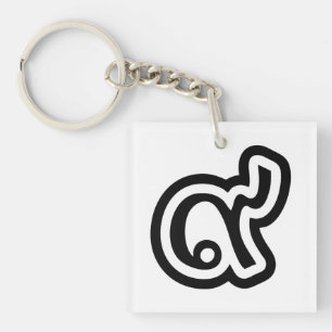 Thailand Lucky Number 9 / Nine / ๙ (Gao/Kao) Thai Schlüsselanhänger