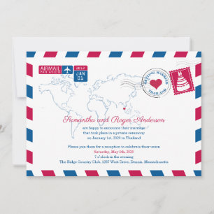 Thailand Luftpost Termin vormerken Save The Date