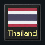 Thailand Magnet<br><div class="desc">Geschichte der Flagge des Königreichs Thailand: Die tribfarbige Flagge des Königreichs Thailand, durch den königlichen Abschluss Rama VI am 28. September 1917, demonstriert die großartige Schönheit und Kultur des Königreiches Thailand, und jede Farbe auf der Flagge spiegelt dies deutlich wider. Das Weiße auf der Fahne repräsentiert die Reinheit des Buddha,...</div>