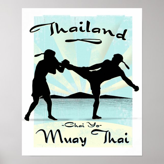 Thailand Muay Thai Poster (Vorne)