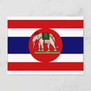 Thailand Naval Ensign Postkarte