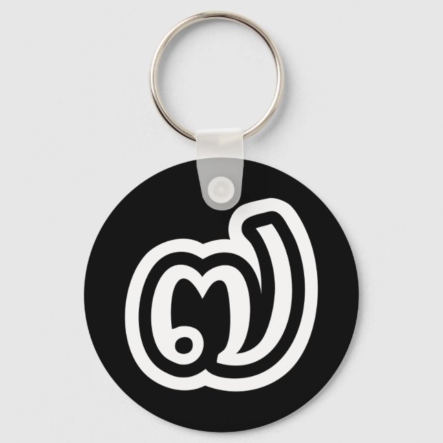 Thailand Nr. 7 / Sieben / ๗ (Jed/Chet) Thai Schlüsselanhänger (Vorderseite)