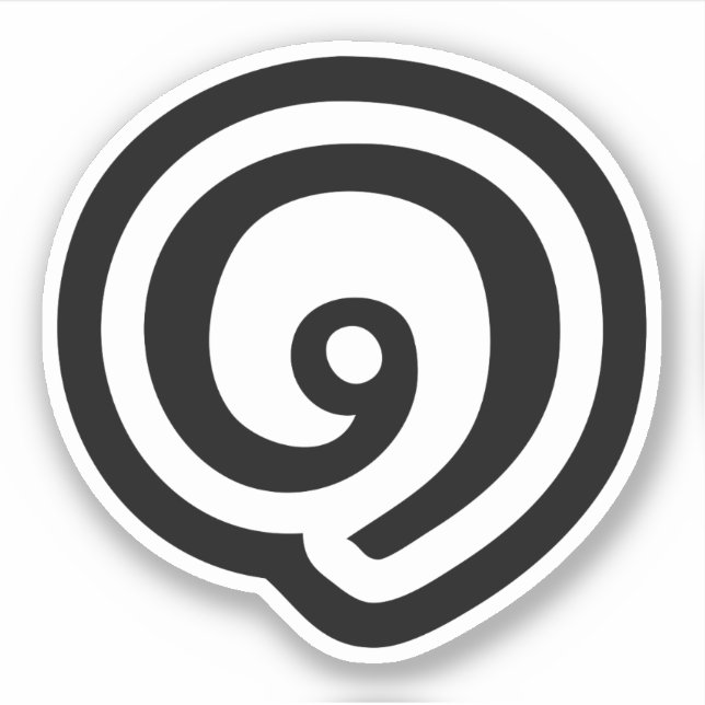 Thailand Nummer 1 / Eins / ๑ (Nueng) Thailändische Aufkleber (Vorderseite)