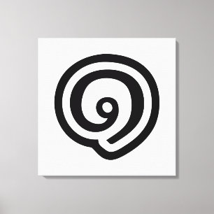 Thailand Nummer 1 / Eins / ๑ (Nueng) Thailändische Leinwanddruck