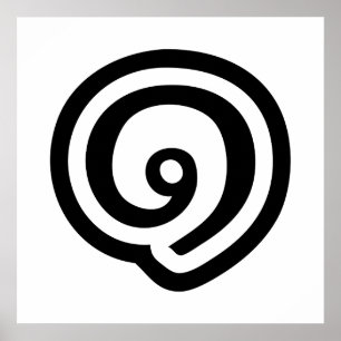 Thailand Nummer 1 / Eins / ๑ (Nueng) Thailändische Poster