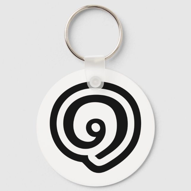 Thailand Nummer 1 / Eins / ๑ (Nueng) Thailändische Schlüsselanhänger (Vorderseite)