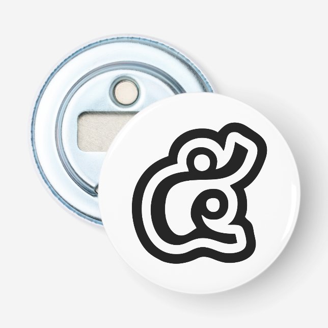 Thailand Nummer 5 / Fünf / ๕ (Haa/Ha) Thailändisch Flaschenöffner (Vorderseite)