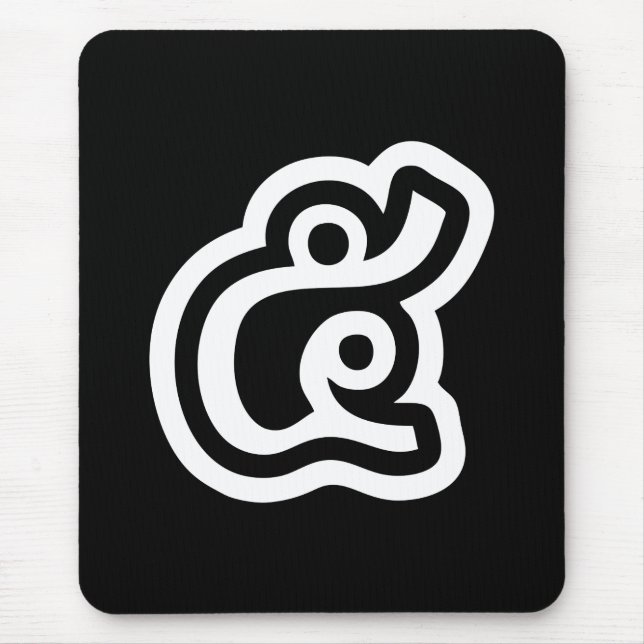 Thailand Nummer 5 / Fünf / ๕ (Haa/Ha) Thailändisch Mousepad (Vorne)